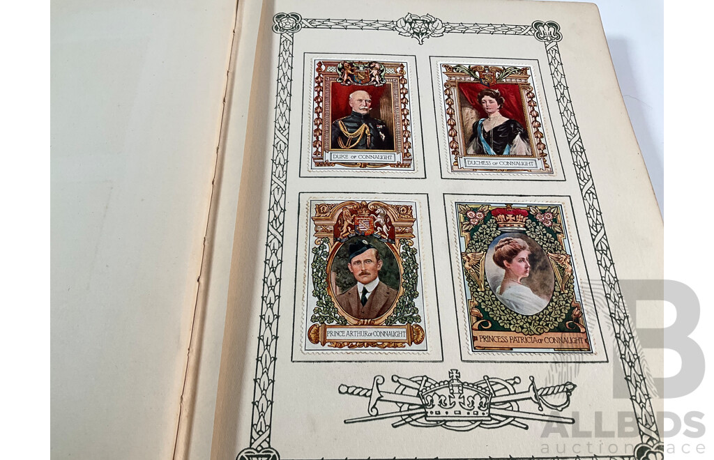 United Kingdom, The Lord Roberts Memorial Fund Stamp Album, WW1 War Portrait Cinderella Stamp Album