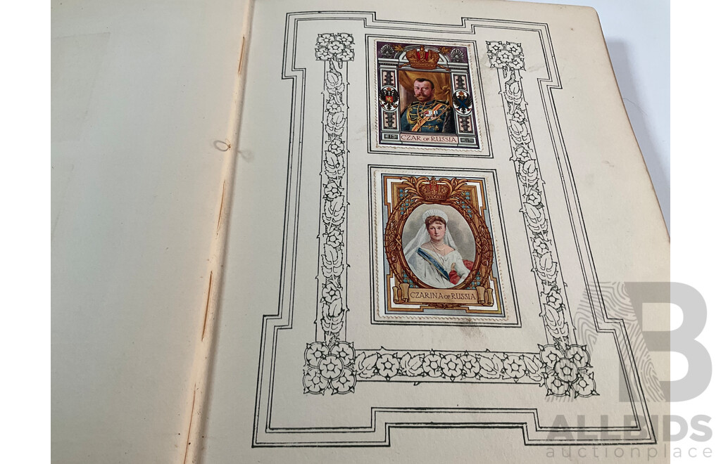 United Kingdom, The Lord Roberts Memorial Fund Stamp Album, WW1 War Portrait Cinderella Stamp Album