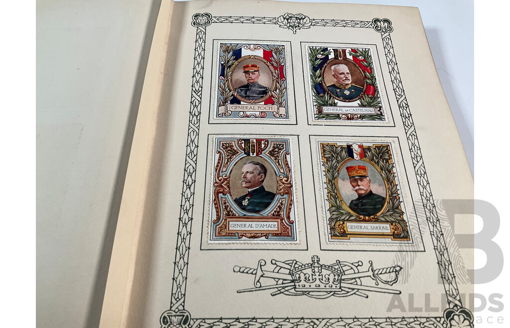 United Kingdom, The Lord Roberts Memorial Fund Stamp Album, WW1 War Portrait Cinderella Stamp Album