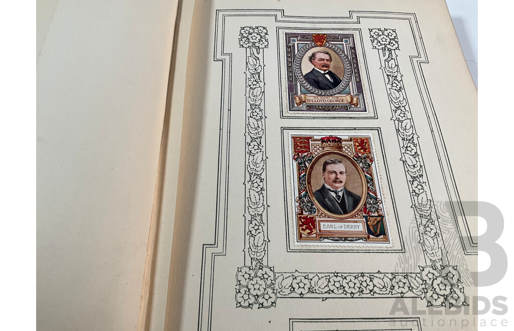United Kingdom, The Lord Roberts Memorial Fund Stamp Album, WW1 War Portrait Cinderella Stamp Album