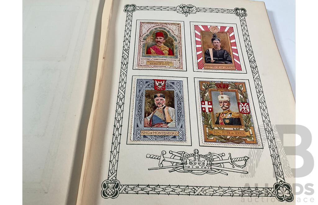 United Kingdom, The Lord Roberts Memorial Fund Stamp Album, WW1 War Portrait Cinderella Stamp Album
