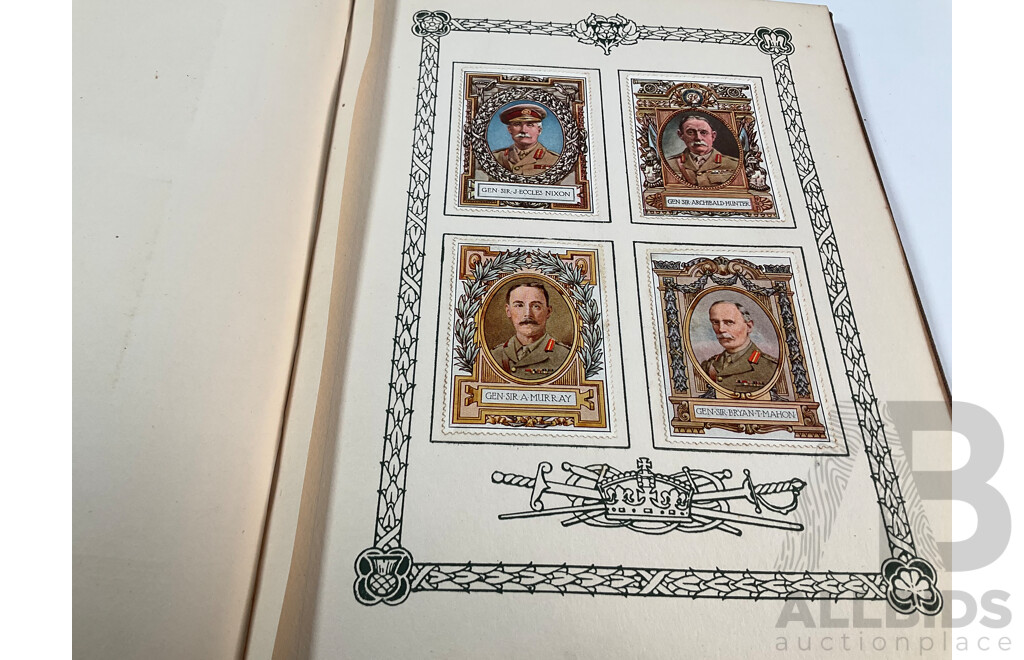 United Kingdom, The Lord Roberts Memorial Fund Stamp Album, WW1 War Portrait Cinderella Stamp Album