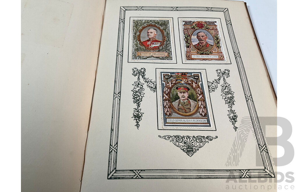 United Kingdom, The Lord Roberts Memorial Fund Stamp Album, WW1 War Portrait Cinderella Stamp Album