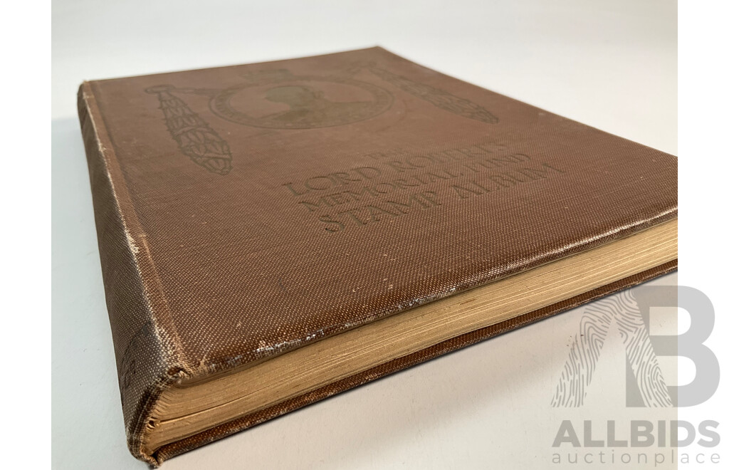 United Kingdom, The Lord Roberts Memorial Fund Stamp Album, WW1 War Portrait Cinderella Stamp Album