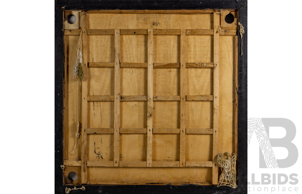 Interesting & Unique Vintage Sunrise Exims Carrom Board, Wood Construction, 87 x 87 cm