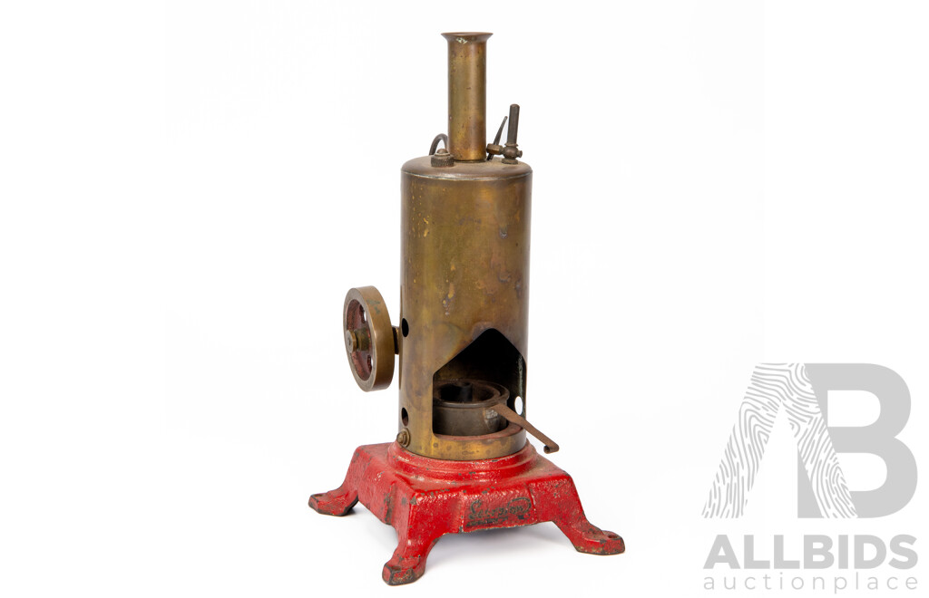 Vintage Vertical Donkey Model Steam Engine by Scorpion