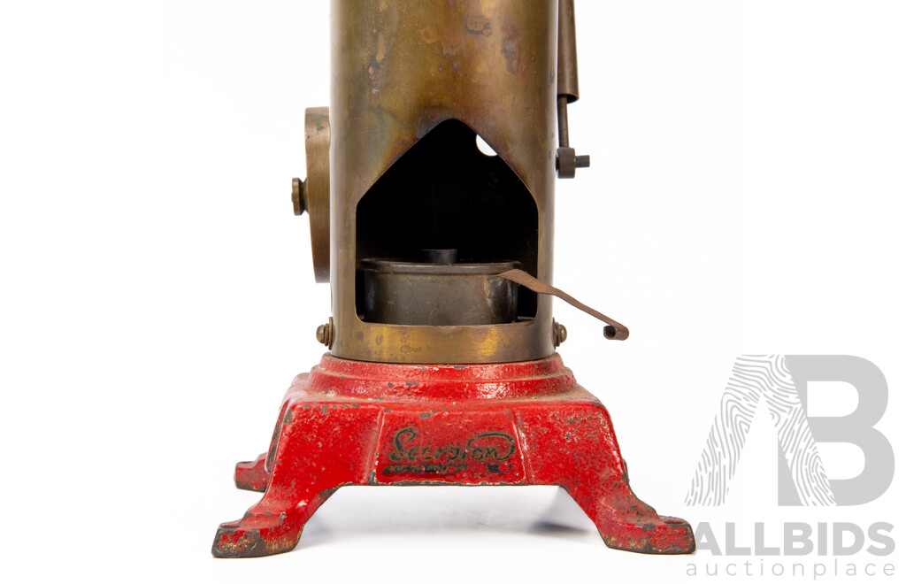 Vintage Vertical Donkey Model Steam Engine by Scorpion