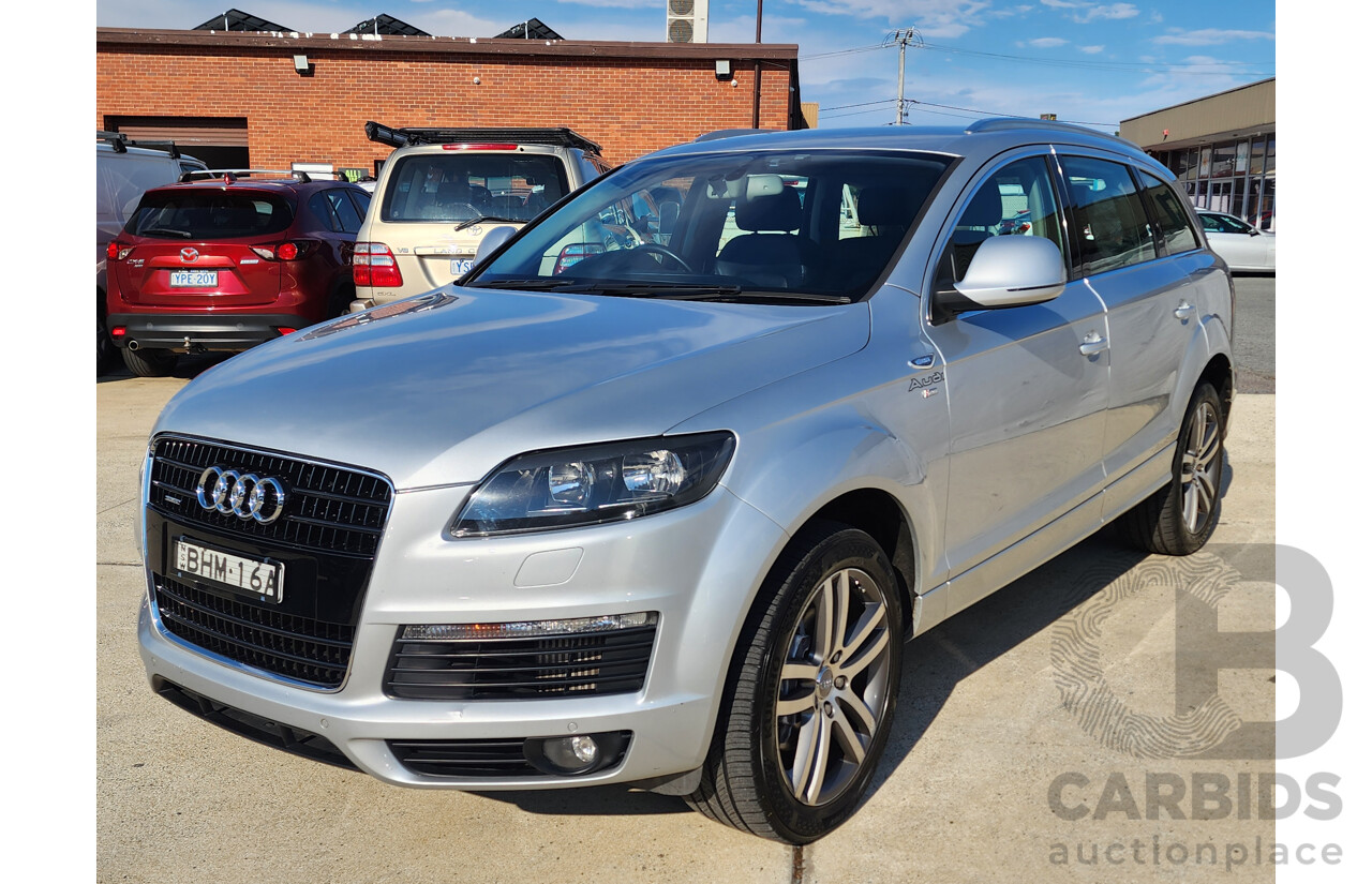 9/2008 Audi Q7 3.0 TDI Quattro MY08 UPGRADE 4d Wagon Silver 3.0L