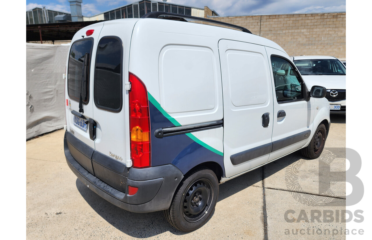 4/2007 Renault Kangoo Integral X76 2d Van White 1.6L