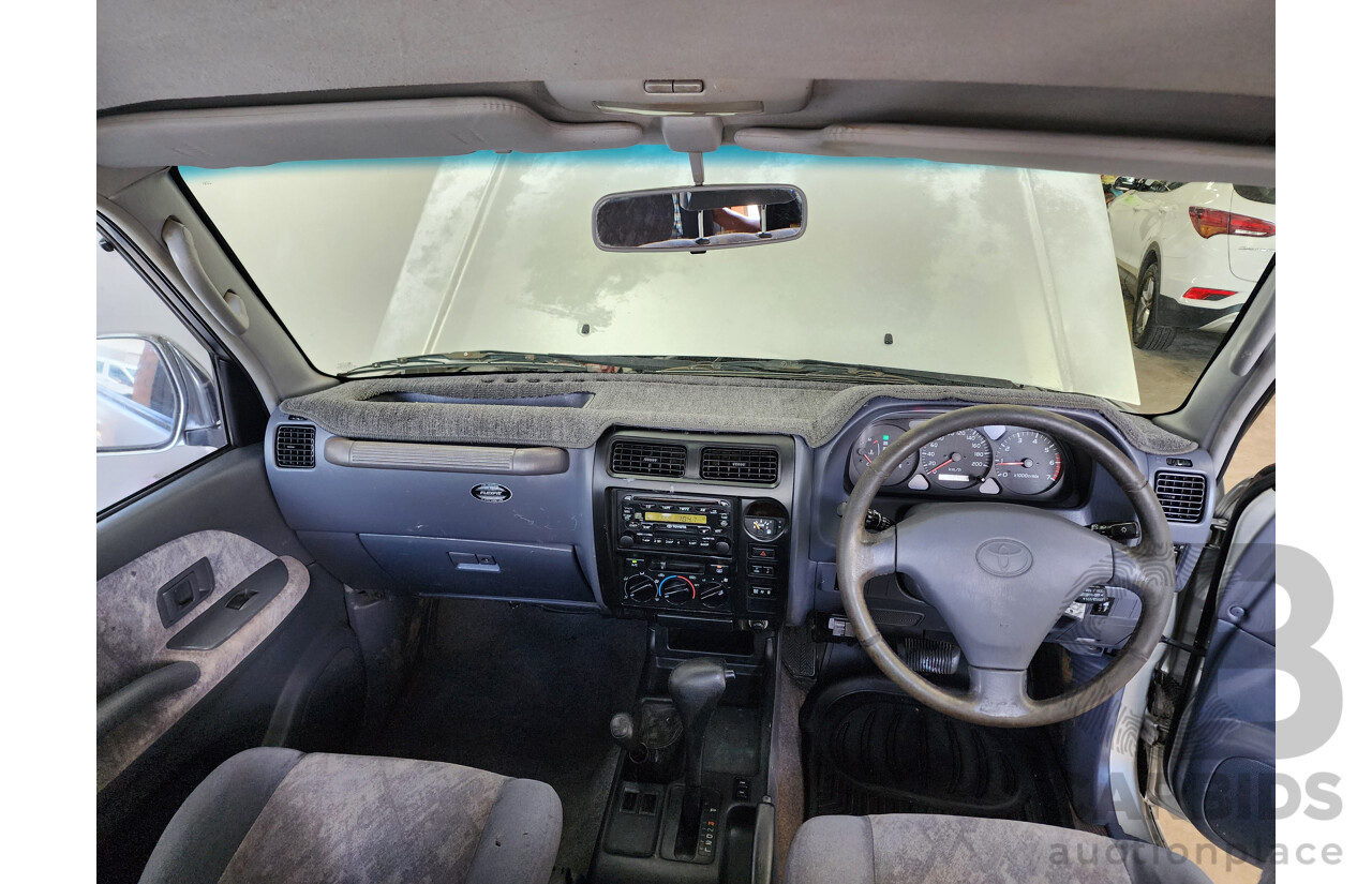 4/2001 Toyota Landcruiser Prado 50TH Anniversary (4x4) VZJ95R 4d Wagon Silver 3.4L