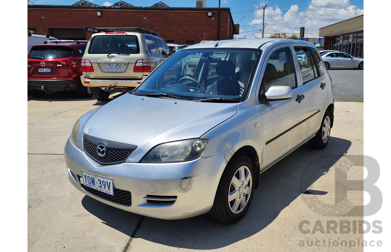 5/2003 Mazda Mazda2 NEO DY 5d Hatchback Silver 1.5L