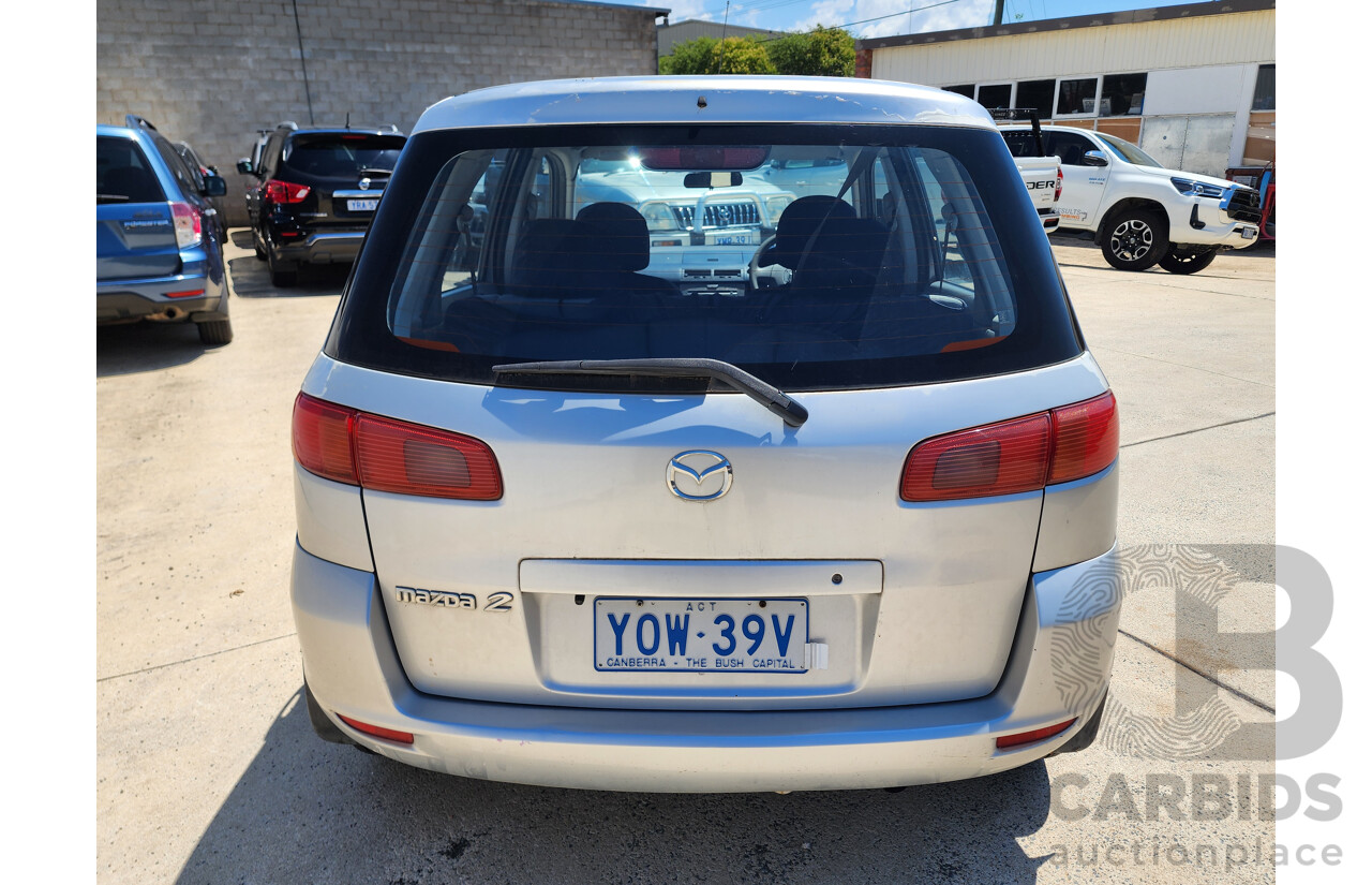 5/2003 Mazda Mazda2 NEO DY 5d Hatchback Silver 1.5L