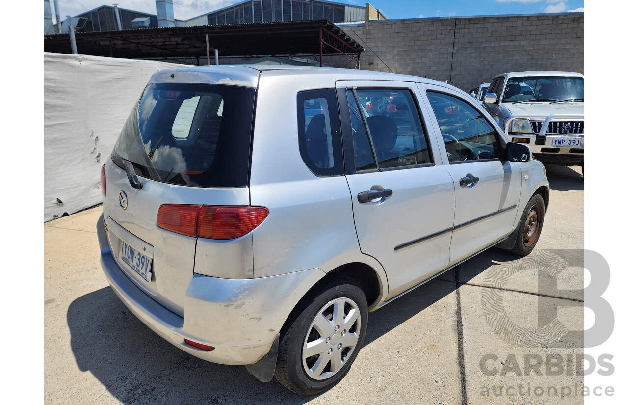 5/2003 Mazda Mazda2 NEO DY 5d Hatchback Silver 1.5L