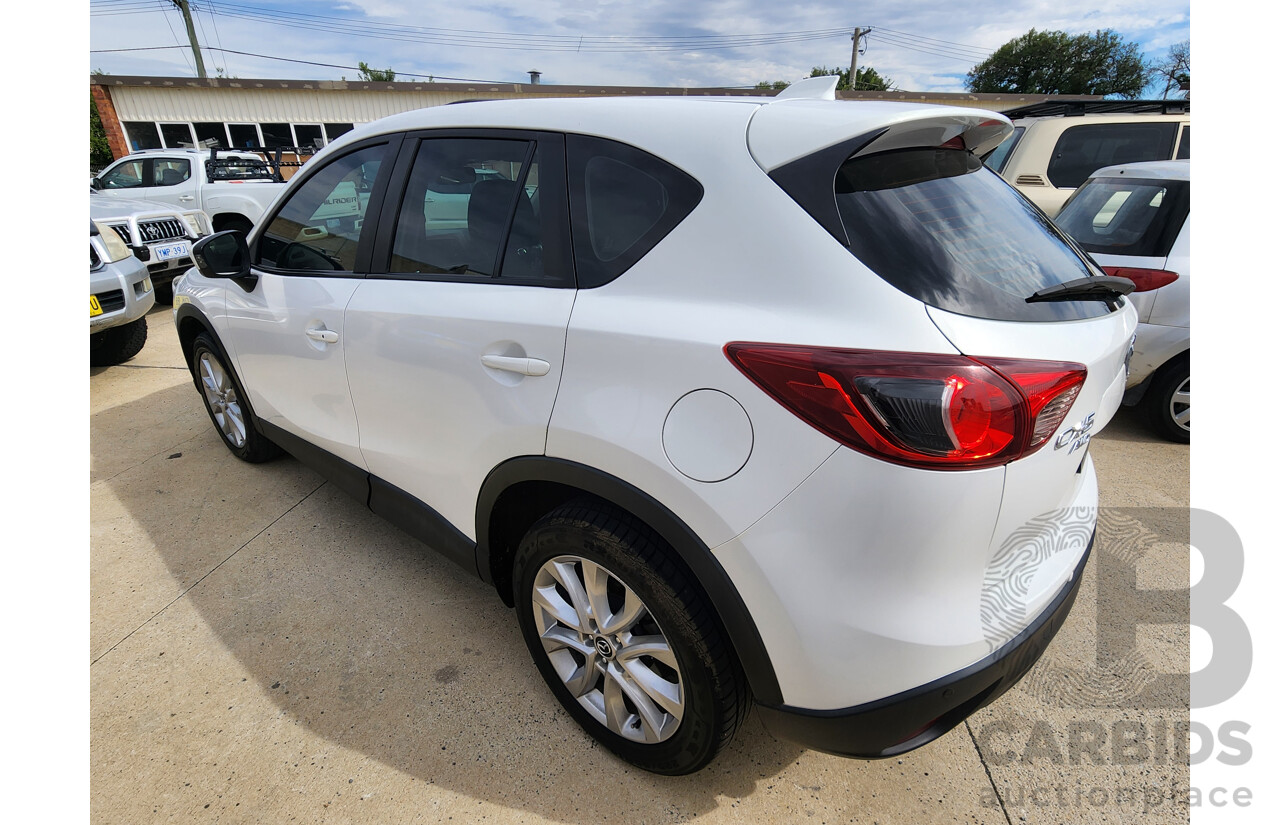 3/2014 Mazda Cx-5 Akera (4x4) MY13 UPGRADE 4d Wagon White 2.2L