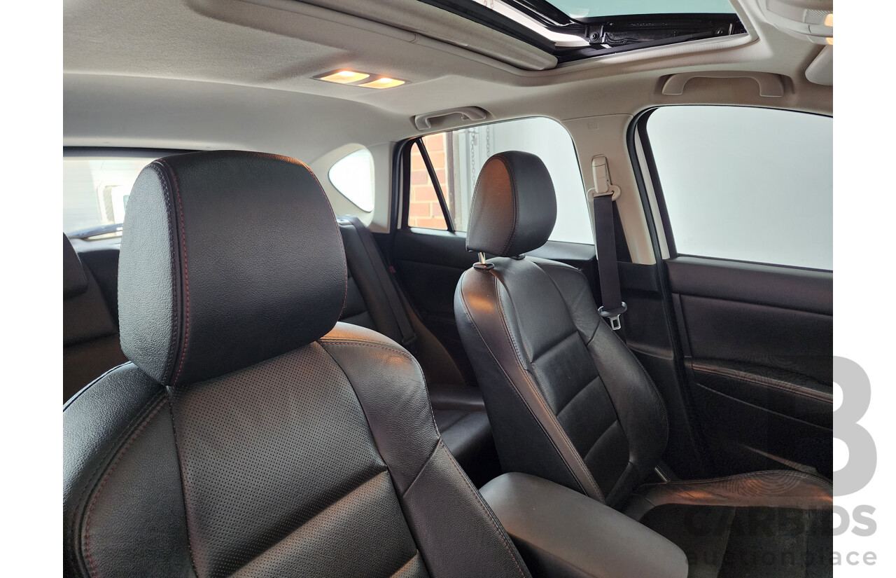 3/2014 Mazda Cx-5 Akera (4x4) MY13 UPGRADE 4d Wagon White 2.2L