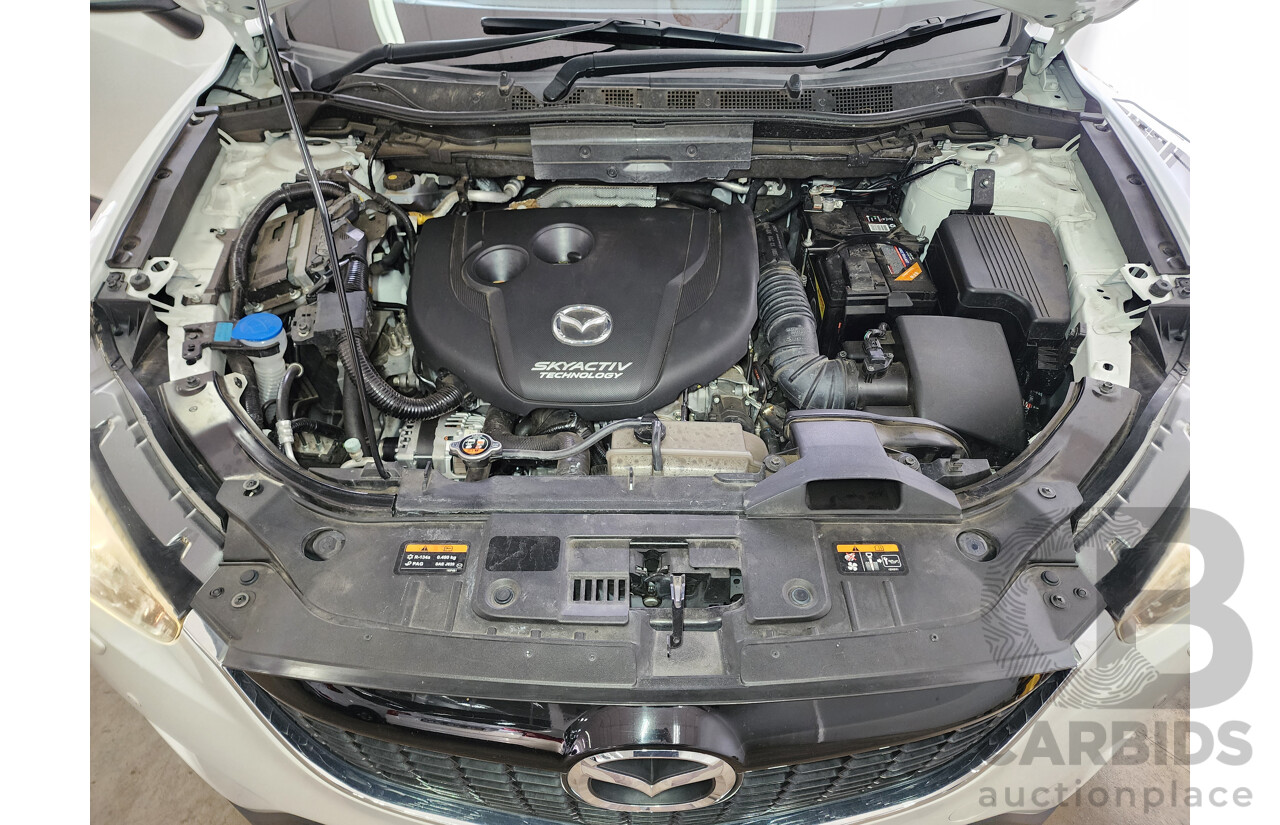 3/2014 Mazda Cx-5 Akera (4x4) MY13 UPGRADE 4d Wagon White 2.2L