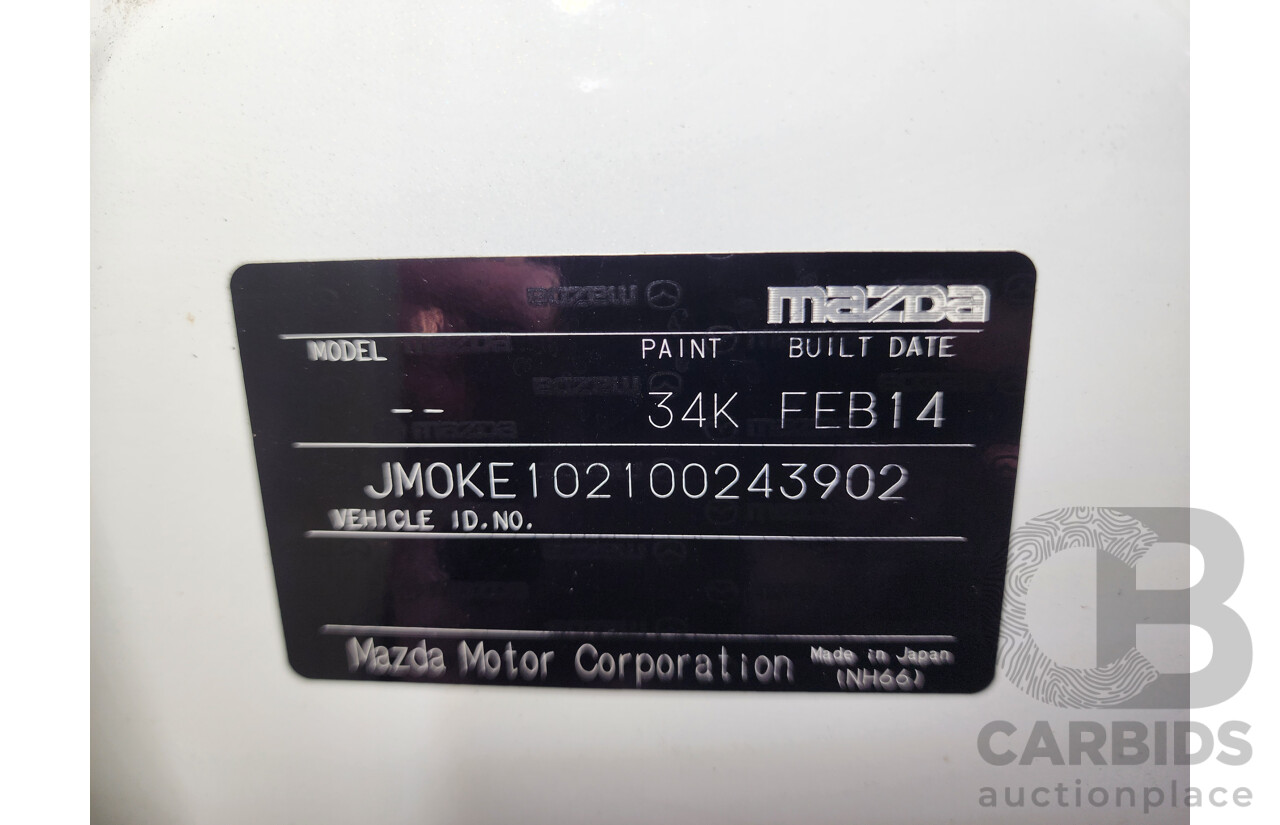 3/2014 Mazda Cx-5 Akera (4x4) MY13 UPGRADE 4d Wagon White 2.2L