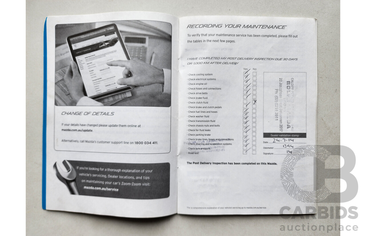 3/2014 Mazda Cx-5 Akera (4x4) MY13 UPGRADE 4d Wagon White 2.2L