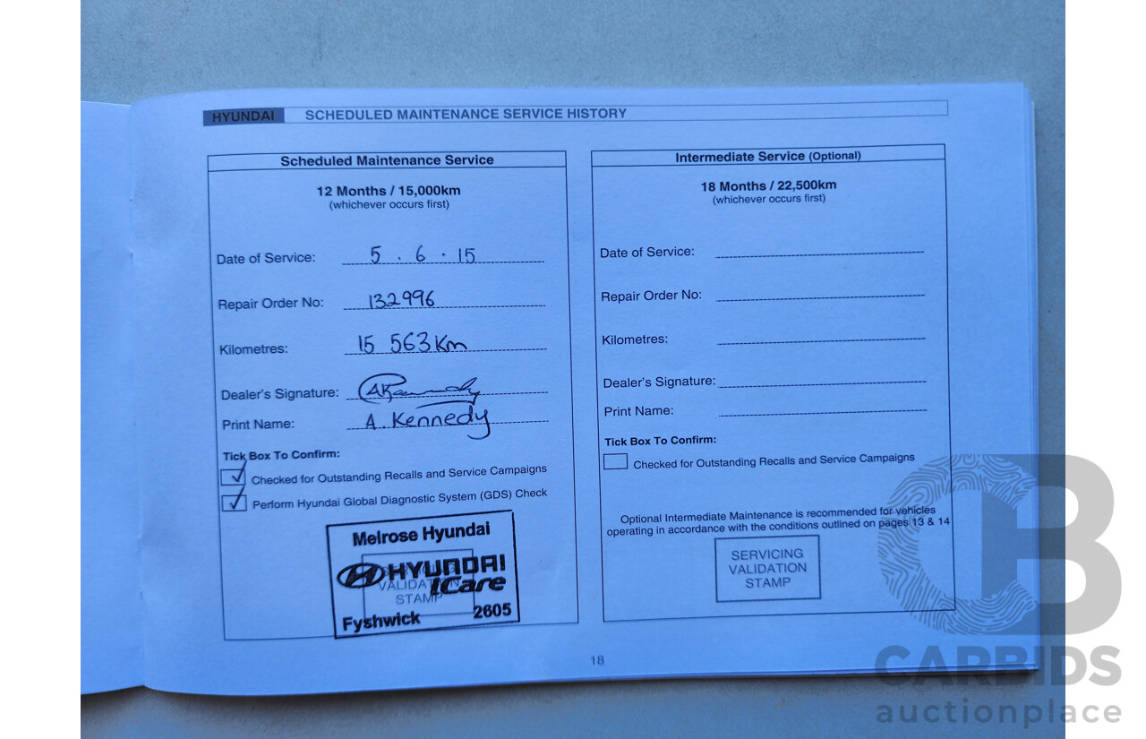 10/2014 Hyundai i30 Premium GD MY14 5d Hatchback Black 1.8L