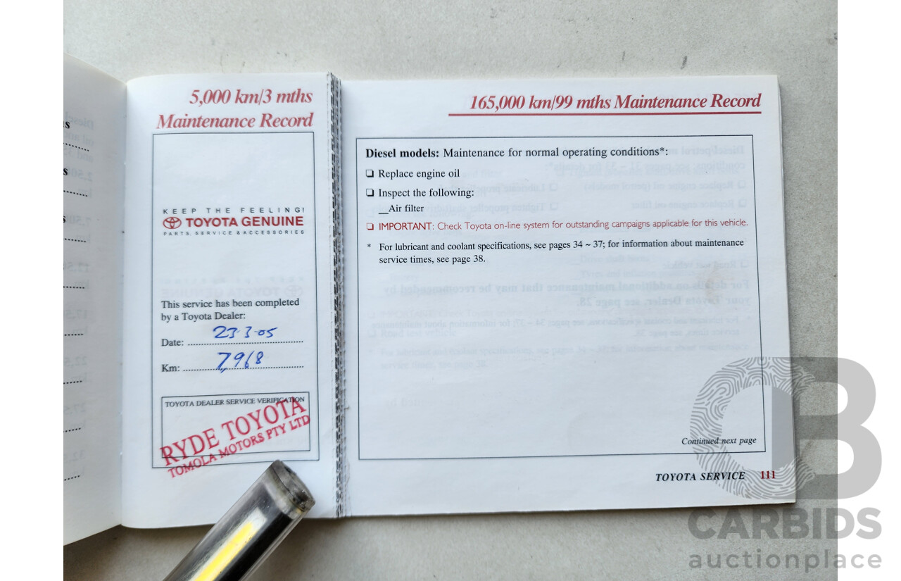 10/2004 Toyota Landcruiser Prado Grande (4x4) GRJ120R 4d Wagon Silver 4.0L