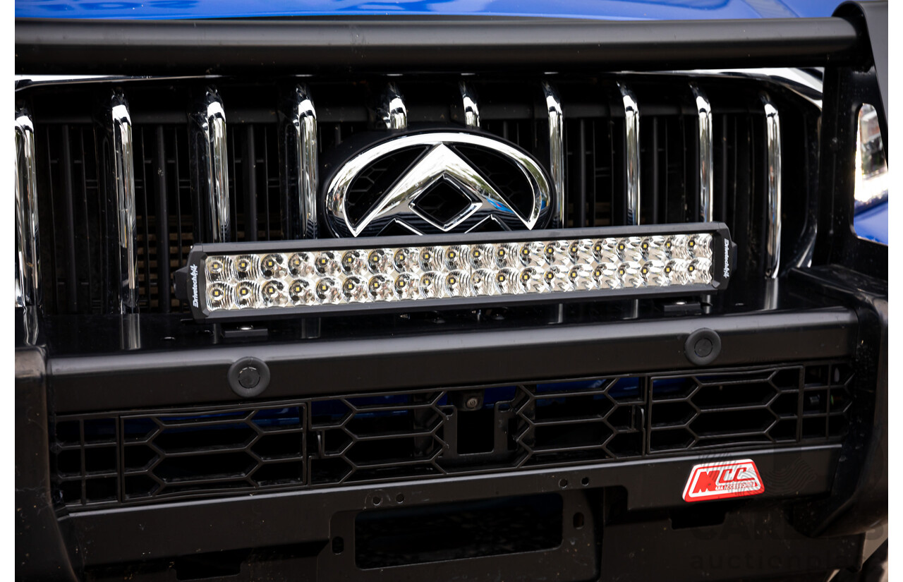 10/2019 LDV T60 Luxe (4x4) SK8C Double Cab Utility Jewel Blue Metallic Turbo Diesel 2.8L