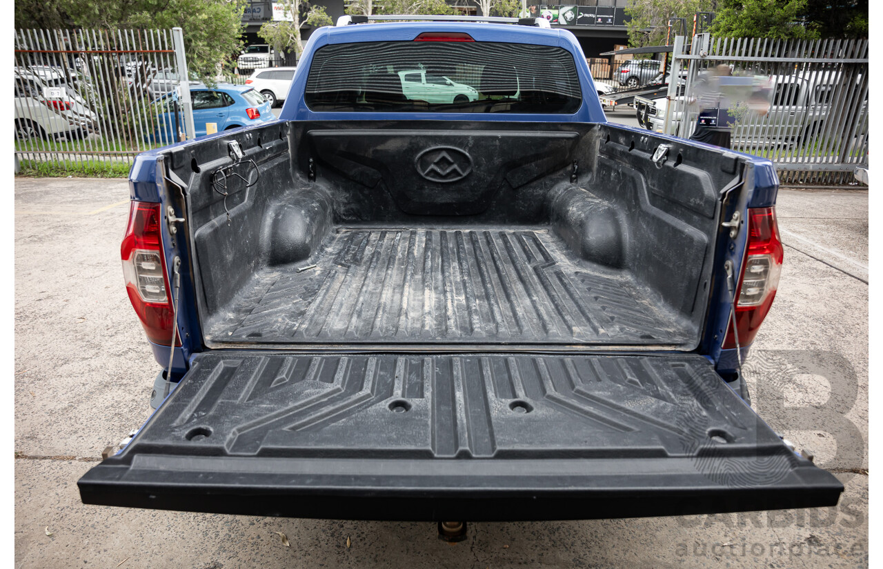 10/2019 LDV T60 Luxe (4x4) SK8C Double Cab Utility Jewel Blue Metallic Turbo Diesel 2.8L
