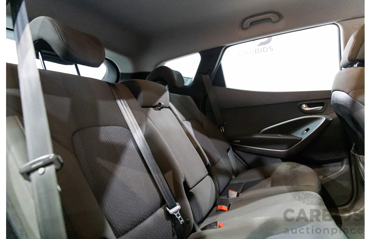 4/2014 Hyundai Santa Fe Active CRDi (4x4) DM 4d Wagon Black Turbo Diesel 2.2L
