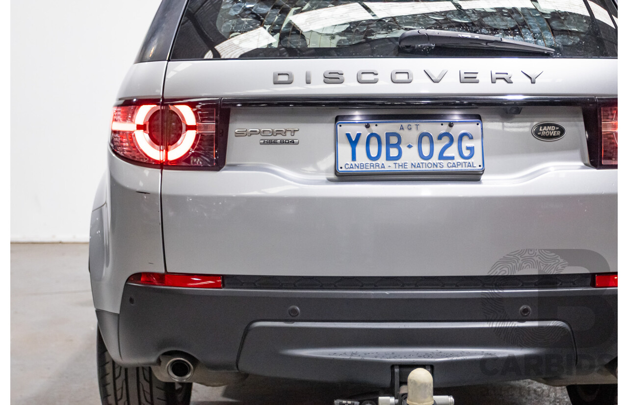 12/2015 Land Rover Discovery Sport SD4 HSE (AWD) LC 4D Wagon Indus Silver Turbo Diesel  2.2L - 7 Seater