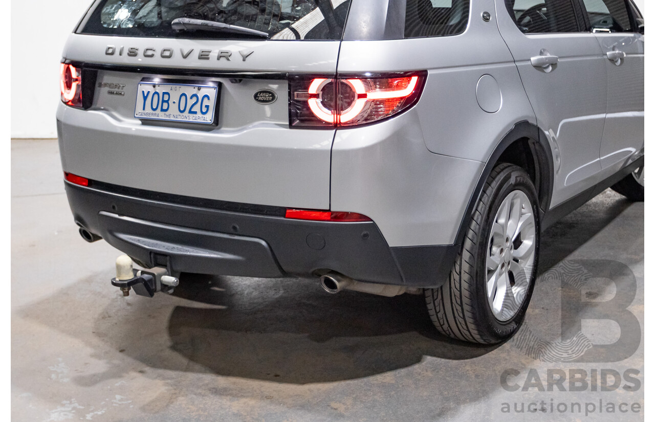 12/2015 Land Rover Discovery Sport SD4 HSE (AWD) LC 4D Wagon Indus Silver Turbo Diesel  2.2L - 7 Seater