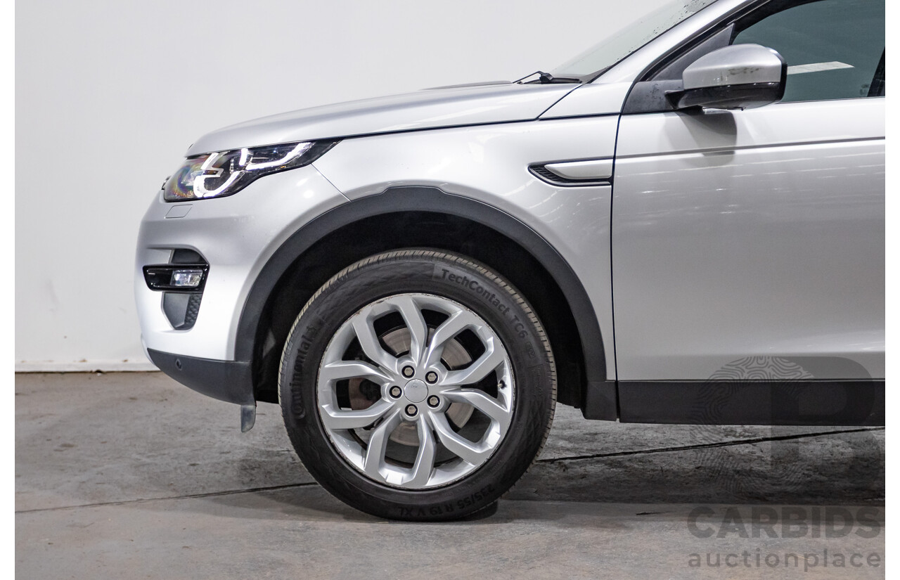 12/2015 Land Rover Discovery Sport SD4 HSE (AWD) LC 4D Wagon Indus Silver Turbo Diesel  2.2L - 7 Seater