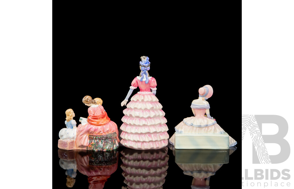 Collection of Three Boxed Royal Doulton Lady Figures