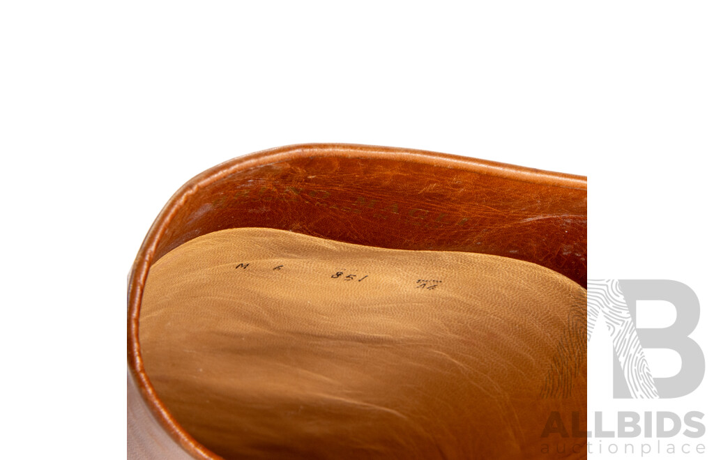 Pair of Vintage Leather Knee High Women's Boots by Bruno Magli