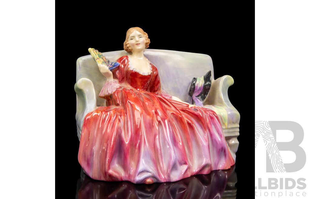 Pair of Vintage Royal Doulton Figures Inc Sweet & Twenty with Autumn Breezes