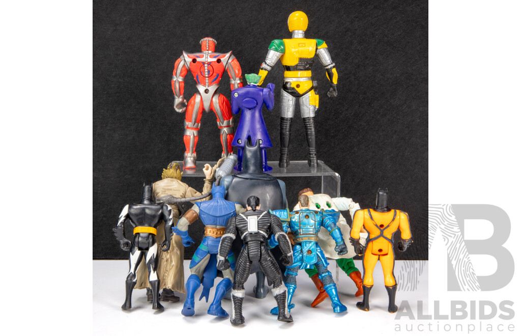Collection of Both Modern and Vintage Action Figures