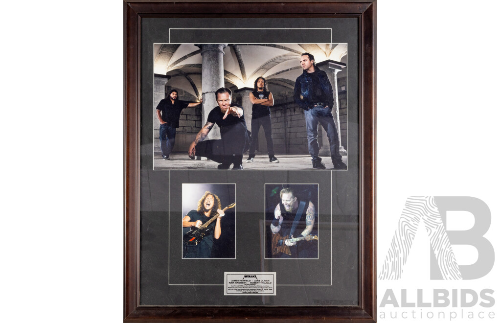 Nicely Framed Photo Prints of Metallica