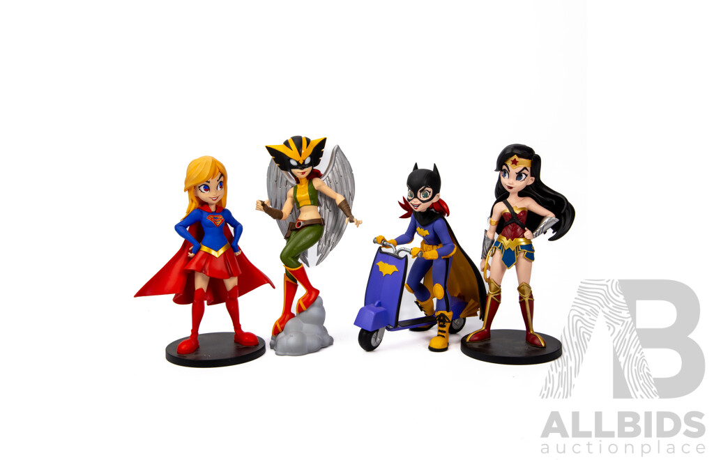 Collection of Four DC Superhero Figures