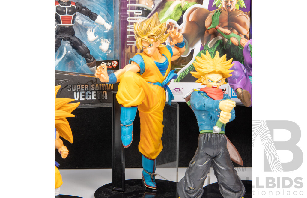 Large Collection of Various Dragon Ball Z Figures
