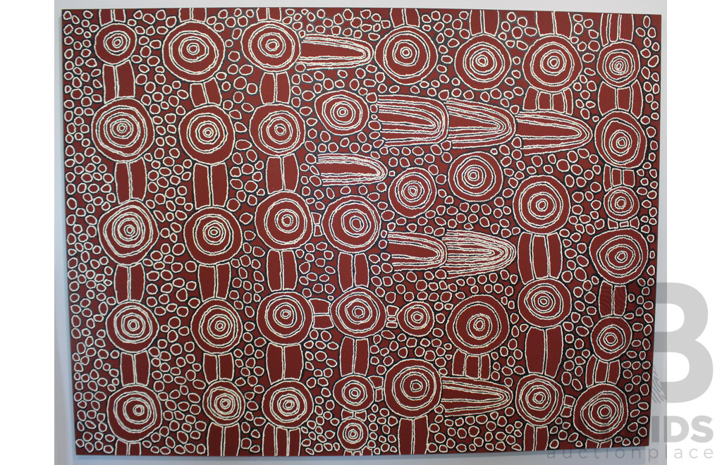 Women's Ceremony (2018) Katherine Nakamarra Yungut 181cm x 244 Cm