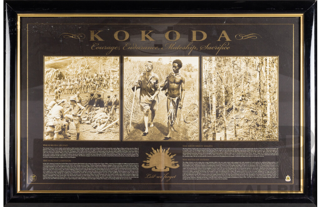 Framed Kokoda Memorial Photographic Print