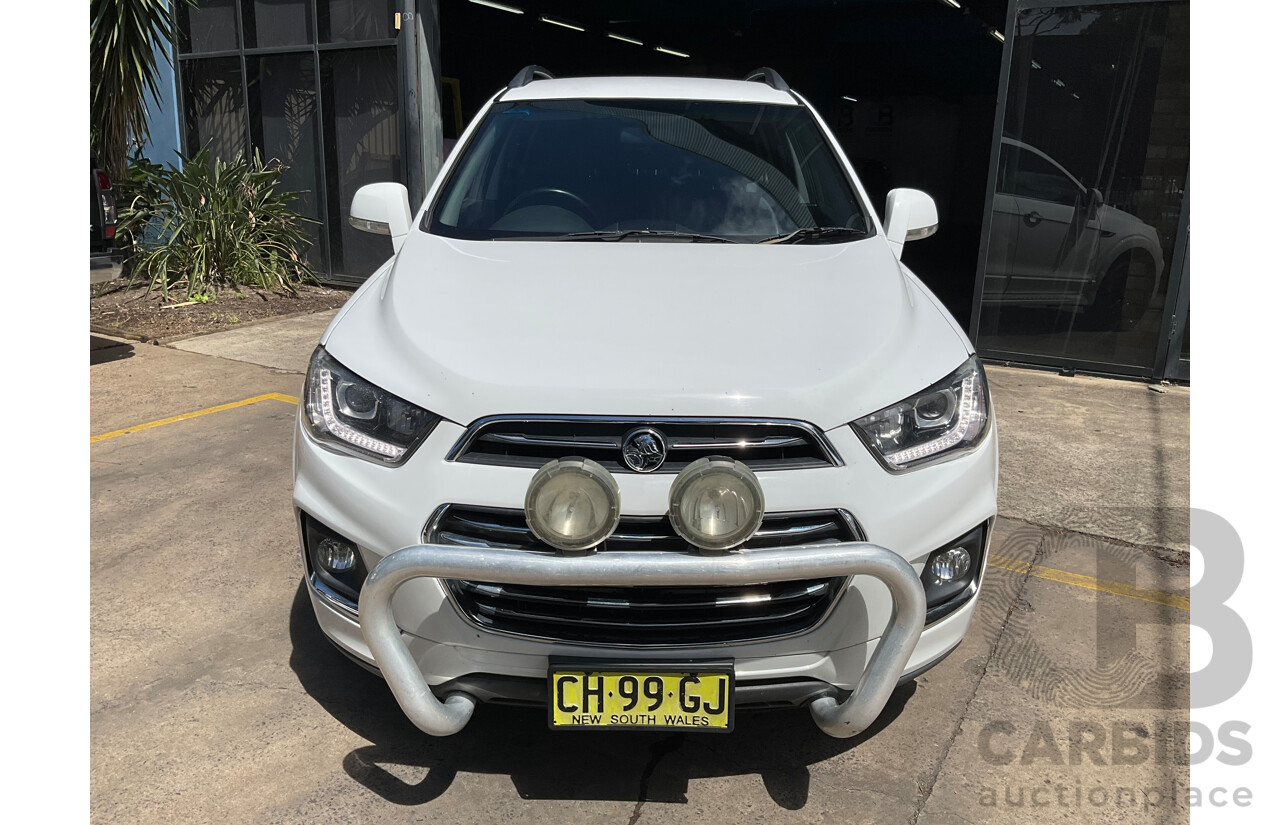 02/2016 Holden Captiva 7 LT (AWD) AWD CG MY16 4D Wagon Summit White Turbo Diesel 2.2L