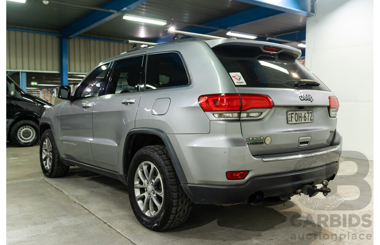 5/2014 Jeep Grand Cherokee Laredo (4x4) WK MY14 4d Wagon Billet Silver Metallic Turbo Diesel 3.0L