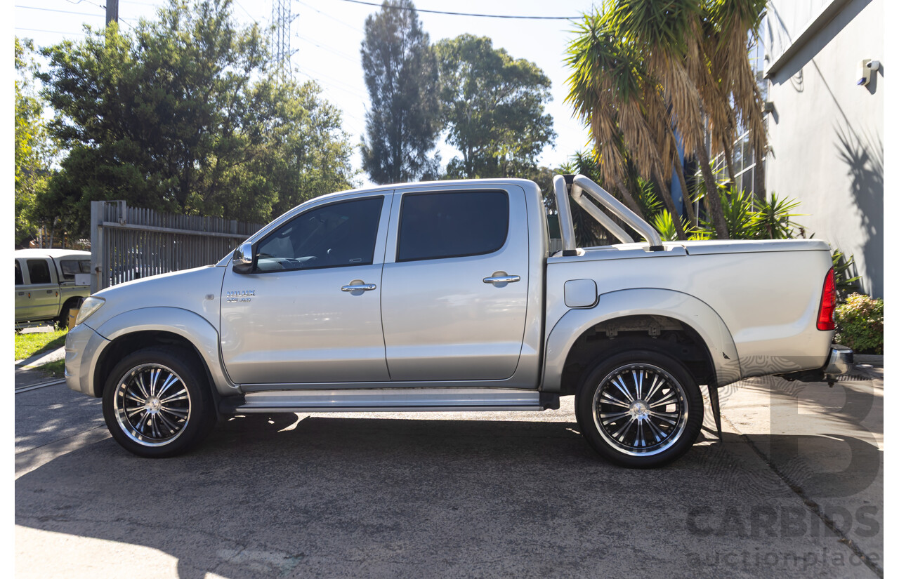 9/2008 Toyota Hilux SR5 (4x4) GGN25R 07 Upgrade Dual Cab P/Up Champagne Mica Metallic V6 4.0L
