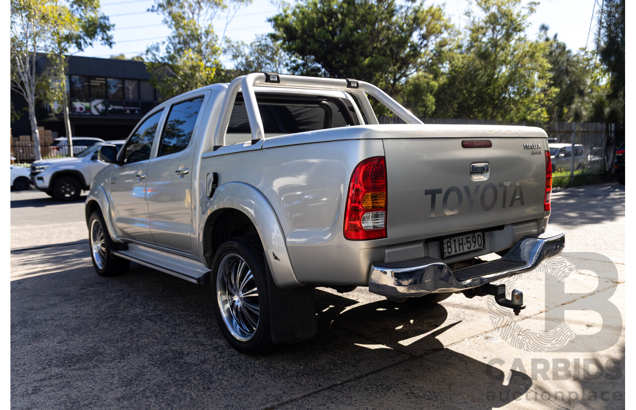 9/2008 Toyota Hilux SR5 (4x4) GGN25R 07 Upgrade Dual Cab P/Up Champagne Mica Metallic V6 4.0L