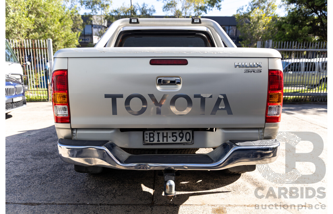 9/2008 Toyota Hilux SR5 (4x4) GGN25R 07 Upgrade Dual Cab P/Up Champagne Mica Metallic V6 4.0L