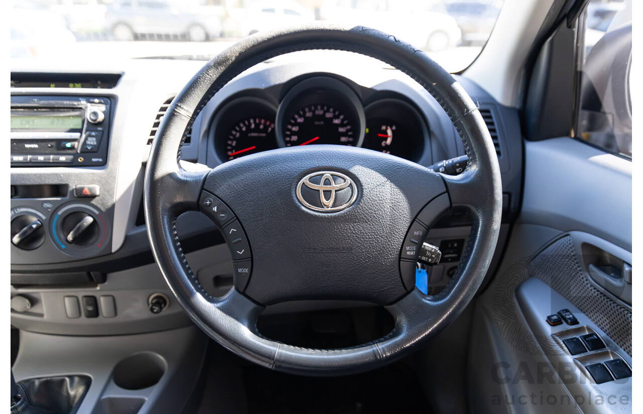 9/2008 Toyota Hilux SR5 (4x4) GGN25R 07 Upgrade Dual Cab P/Up Champagne Mica Metallic V6 4.0L