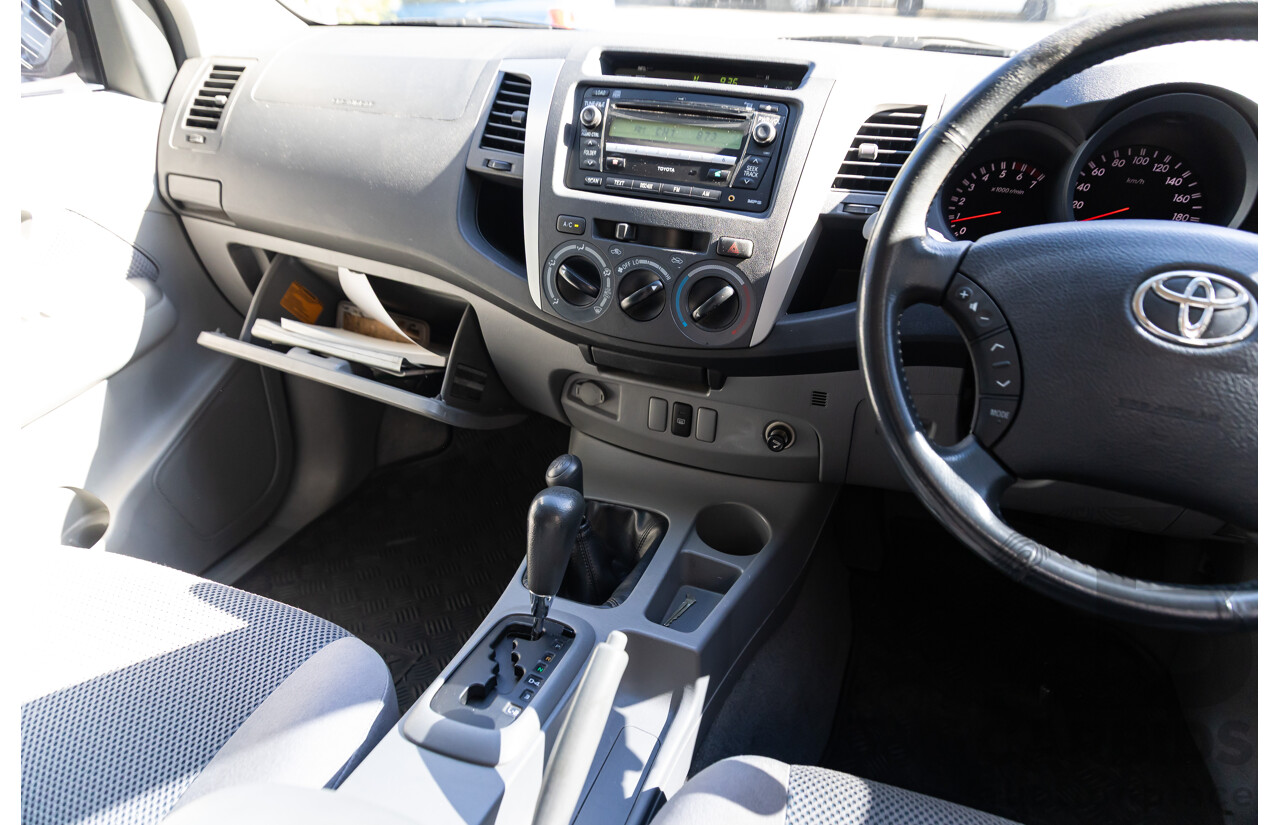 9/2008 Toyota Hilux SR5 (4x4) GGN25R 07 Upgrade Dual Cab P/Up Champagne Mica Metallic V6 4.0L