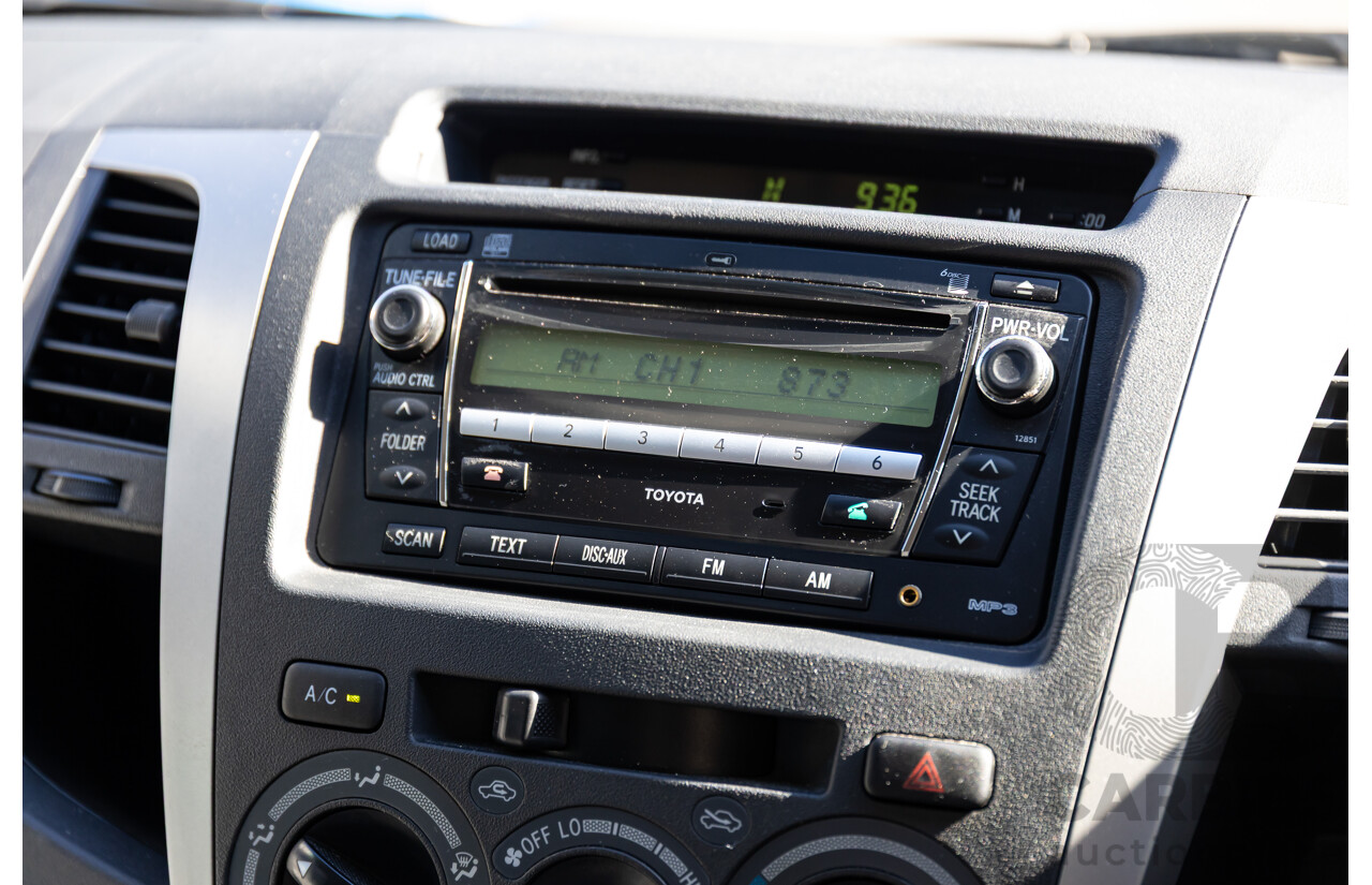 9/2008 Toyota Hilux SR5 (4x4) GGN25R 07 Upgrade Dual Cab P/Up Champagne Mica Metallic V6 4.0L