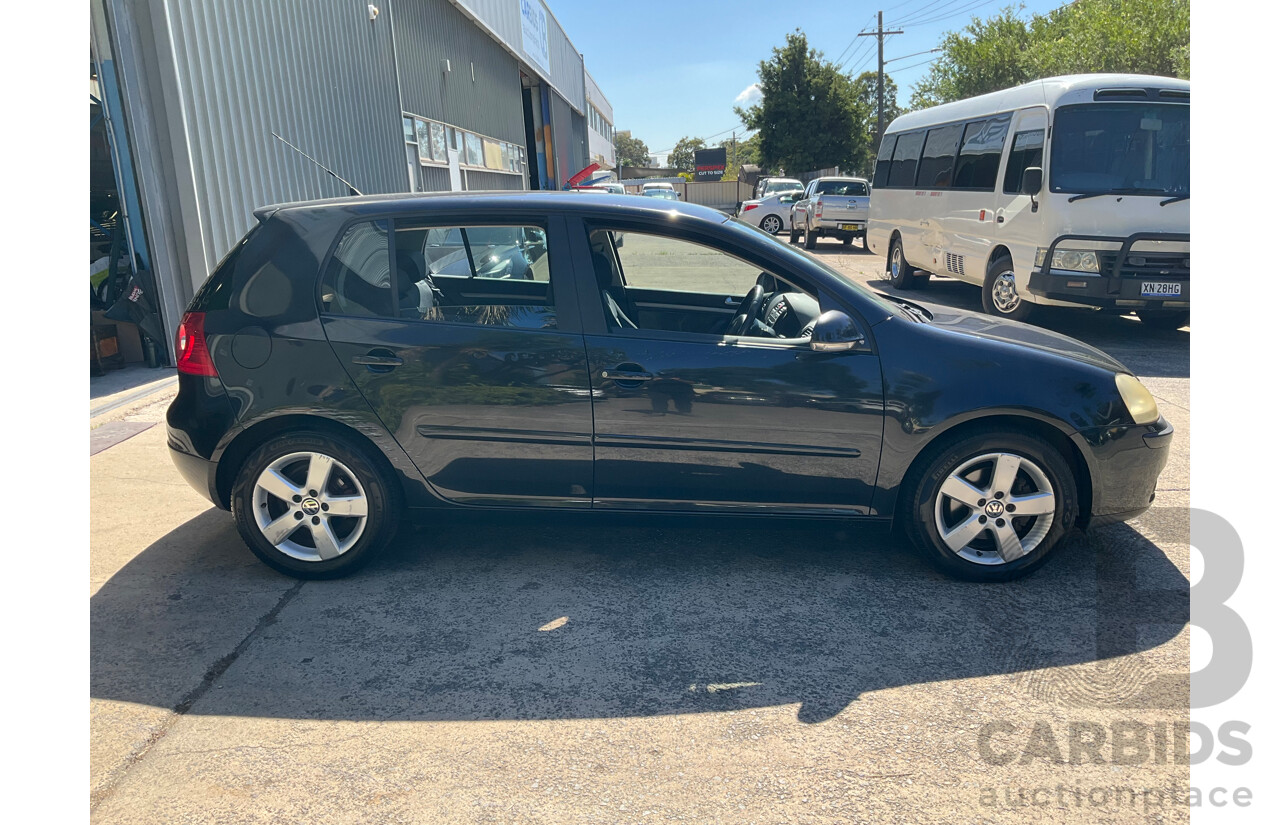 6/2008 Volkswagen Golf 2.0 TDI Pacific 1K MY08 Upgrade 5d Hatchback Deep Black Pearl Turbo Diesel 2.0L