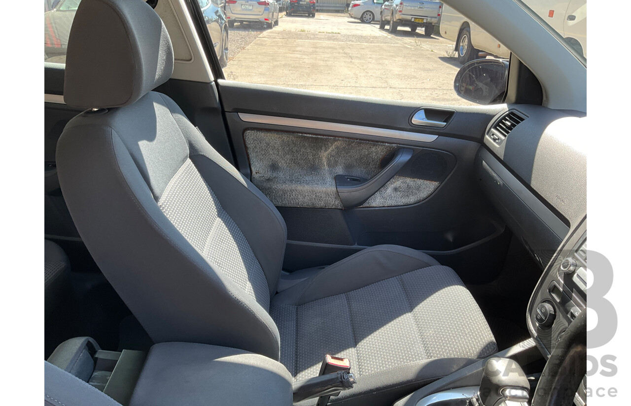 6/2008 Volkswagen Golf 2.0 TDI Pacific 1K MY08 Upgrade 5d Hatchback Deep Black Pearl Turbo Diesel 2.0L