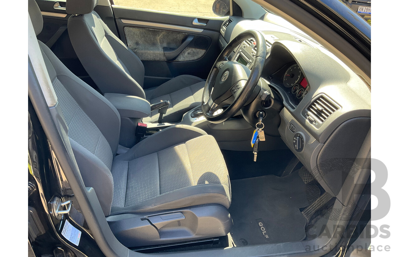 6/2008 Volkswagen Golf 2.0 TDI Pacific 1K MY08 Upgrade 5d Hatchback Deep Black Pearl Turbo Diesel 2.0L